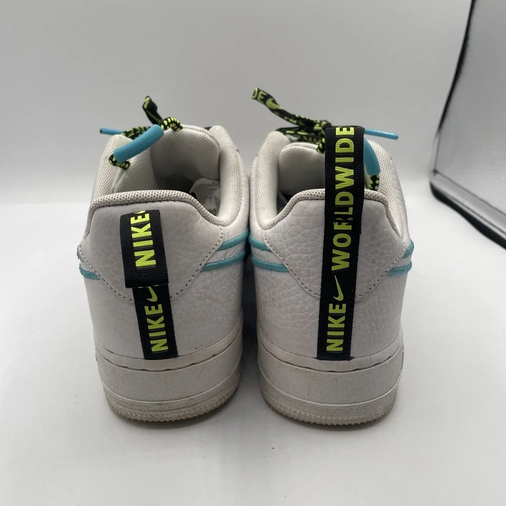 Nike Air Force 1 World Wide Pack White/Green/Blue Size‎ 8 CK7213-100